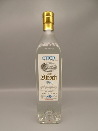 ETTER Zuger Jahrgangs-Kirsch 1996 42% 70 cl