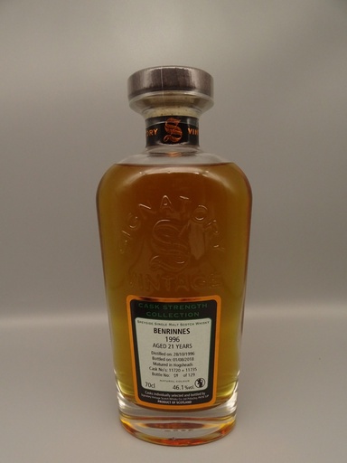 Benrinnes 1996/2018 Bourbon Single Hogshead 46,1% CASK STRENGTH
