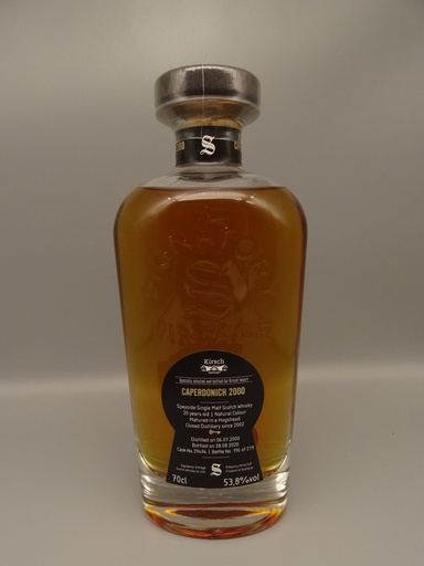 Caperdonich 2000/2020 Signatory Vintage Hogshead Nr. 29494 Kirsch 53,8%
