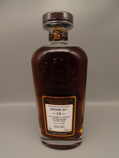 Speyside (Macallan) 2005/2023 18yo 1st Fill Oloroso Sherry Butt  no. DRU 17/A106 #8 57,6%