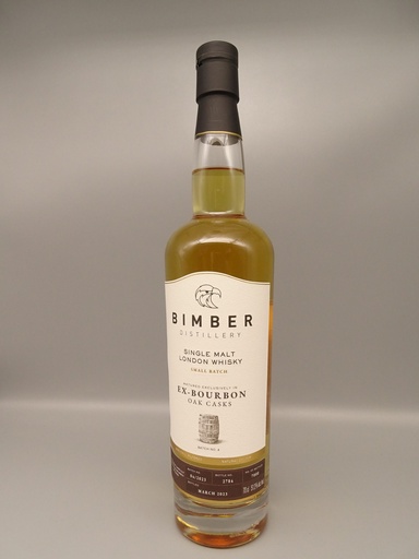 Bimber Single Malt London Whisky Bourbon Oak Batch 4 51,2% Cask Strength