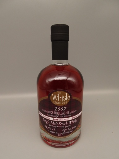 Craigellachie 2007/2021 14yo Ruby Port QC 54,7%