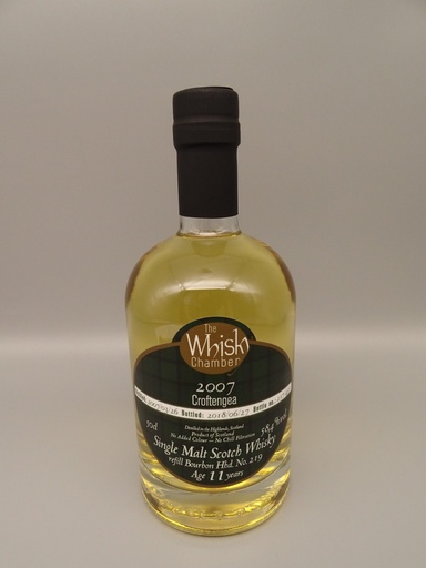 Croftengea 2007/2018 11yo (peated Loch Lomond) refill Bourbon Hogshead 58,4%