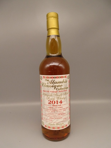 [P0005197] Braeval 2014/2024 10yo Bordeaux Wine Cask 65,4%