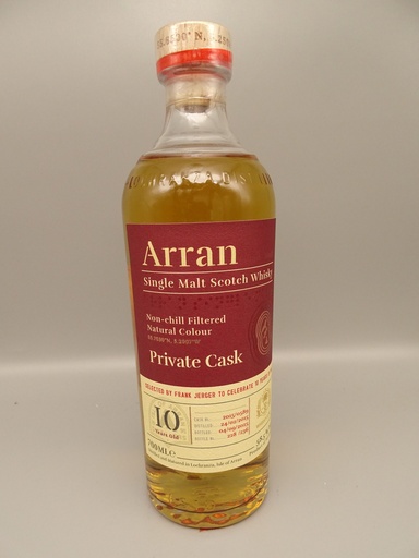 [P0005617] Arran 2015/2025 10yo 1st Fill Bourbon Barrel "WFL 10th Anniversary" 58,4%